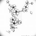 fotó Vázlatok Sakura tetoválásról 2018.01.27. №163 - Sakura tetoválás vázlatai -