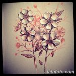 fotó Vázlatok Sakura tetoválásról 2018.01.27. №144 - Sakura tetoválás vázlatai -