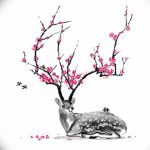 fotó Vázlatok Sakura tetoválásról, 2018.01.27. №011 - Sakura tetoválás vázlatai -