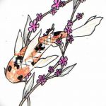 fotó Vázlatok Sakura tetoválásról 2018.01.27. №059 - Sakura tetoválás vázlatai -