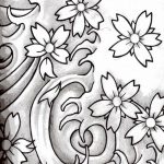 fotó Vázlatok Sakura tetoválásról 2018.01.27 -én №062 - Sakura tetoválás vázlatai -