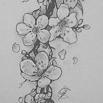 fotó Vázlatok Sakura tetoválásról 2018.01.27. №084 - Sakura tetoválás vázlatai -