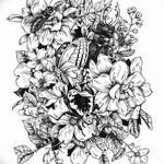 fotó Vázlatok Sakura tetoválásról 2018.01.27. №091 - Sakura tetoválás vázlatai -