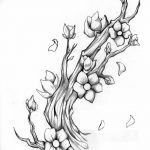 fotó Vázlatok Sakura tetoválásról 2018.01.27. №111 - Sakura tetoválás vázlatai -