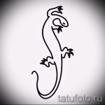 Hűvös vázlat egy szalamandra tetováláshoz - egy kép egy exkluzív szalamandra tetoválás ötletéhez