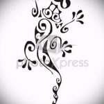 Hűvös vázlat egy szalamandra tetováláshoz - egy kép egy exkluzív szalamandra tetoválás ötletéhez