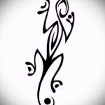 Méltó vázlat egy szalamandra tetováláshoz - egy kép egy exkluzív szalamandra tetováláshoz