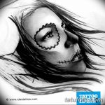 fotó Vázlat a Santa Muerto tetoválásról 2018.06.03. №185 - Santa Muerto vázlata -