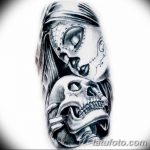 fotó Vázlat a Santa Muerto tetoválásról 2018. 06. 03. № 173 - Santa Muerto vázlata -