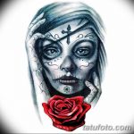 fotó Vázlat Santa Muerto tetoválásról, 2018. 06. 03. №164 - Santa Muerto vázlata -
