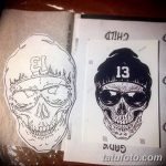 fotó Vázlat a Santa Muerto tetoválásról, 2018. 06. 03. №001 - Santa Muerto vázlata -