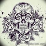 fotó Vázlat a Santa Muerto tetoválásról 2018. 06. 03. № 006 - Santa Muerto vázlata -