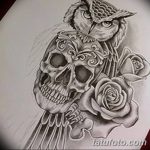 fotó Vázlat a Santa Muerto tetoválásról 2018. 06. 03. №014 - Santa Muerto vázlata -