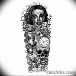 fotó Vázlat a Santa Muerto tetoválásról 2018. 06. 03. №021 - Santa Muerto vázlata -