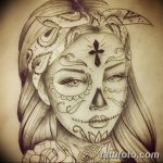 fotó Vázlat a Santa Muerto tetoválásról 2018. 06. 03. №035 - Santa Muerto vázlata -