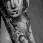 fotó Vázlat Santa Muerto tetoválásról, 2018. 06. 03. №156 - Santa Muerto vázlata -