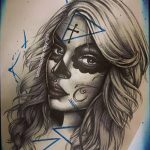 fotó Vázlat a Santa Muerto tetoválásról 2018. 06. 03. №150 - Santa Muerto vázlata -