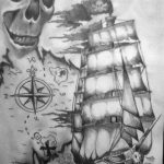 fotó Vázlat Santa Muerto tetoválásról, 2018. 06. 03. №131 - Santa Muerto vázlata - 234234