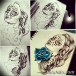 fotó Vázlat a Santa Muerto tetoválásról 2018. 06. 03. №125 - Santa Muerto vázlata -