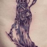 fotó Vázlat a Santa Muerto tetoválásról 2018. 06. 03. №041 - Santa Muerto vázlata -