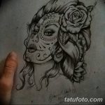 fotó Vázlat a Santa Muerto tetoválásról 2018. 06. 03. №049 - Santa Muerto vázlata -