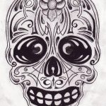 fotó Vázlat a Santa Muerto tetoválásról 2018. 06. 03. №069 - Santa Muerto vázlata -