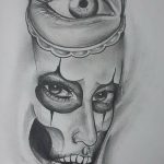 fotó Vázlat a Santa Muerto tetoválásról 2018. 06. 03. №078 - Santa Muerto vázlata -