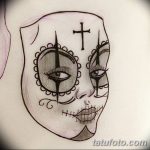 fotó Vázlat a Santa Muerto tetoválásról, 2018. 06. 03. №105 - Santa Muerto vázlata -