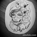 fotó Vázlat a Santa Muerto tetoválásról 2018. 06. 03. №112 - Santa Muerto vázlata -