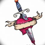 снимка Скици на татуировка Сърце от 20.06.2018 №245 - Скици Татуировка Сърце -