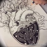 снимка Скици на татуировка Сърце от 20.06.2018 №007 - Скици Татуировка Сърце -