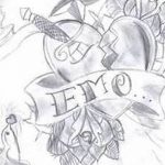 снимка Скици на татуировка Сърце от 20.06.2018 №019 - Скици Татуировка Сърце -