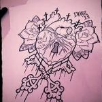 снимка Скици на татуировка Сърце от 20.06.2018 №041 - Скици Татуировка Сърце -