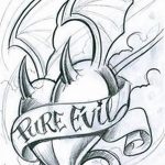 снимка Скици на татуировка Сърце от 20.06.2018 №059 - Скици Татуировка Сърце -