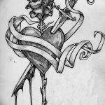 снимка Скици на татуировка Сърце от 20.06.2018 №066 - Скици Татуировка Сърце -