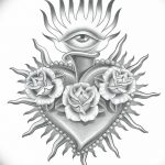 снимка Скици на татуировка Сърце от 20.06.2018 №094 - Скици Татуировка Сърце -