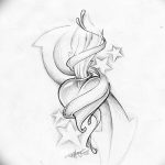 снимка Скици на татуировка Сърце от 20.06.2018 №104 - Скици Татуировка Сърце -