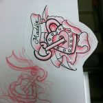 снимка Скици на татуировка Сърце от 20.06.2018 №107 - Скици Татуировка Сърце -