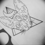 Szfinx tetoválás vázlata 2019.08.20. №016 - Szfinx tetoválás vázlata -