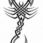 fotó vázlat egy skorpió tetoválásról, 2018.04.24., 009 - skorpió tetoválás vázlata -