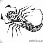 fotó vázlat egy skorpió tetoválásról, 2018.04.24., №055 - skorpió tetoválás vázlata -