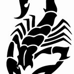 fotó vázlat skorpió tetoválásról, 2018.04.24., №059 - skorpió tetoválás vázlata -