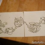 fotó vázlat egy skorpió tetoválásról, 2018.04.24. №112 - skorpió tetoválás vázlata -