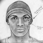 снимка Скици на сълза под очите татуировка от 10.10.2017 г. No 027 - Скици на сълза -