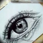 снимка Скици на сълза под очите татуировка от 10.10.2017 г. No 064 - Скици на сълза -