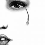 снимка Скици на сълза под очите татуировка от 10.10.2017 г. No 091 - Скици на сълза -