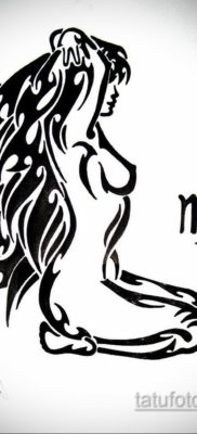 Скица за татуировка Дева 06.10.2019 №005 -Скица за татуировка Дева-