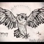 bagoly tetoválás vázlata lányoknak 19