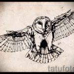 bagoly tetoválás vázlata lányoknak 21