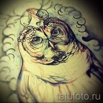 bagoly tetoválás vázlata lányoknak 26